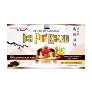 Ích phế khang - Viên ngậm ho cho người bị đau rát, khan tiếng do ho kéo dài