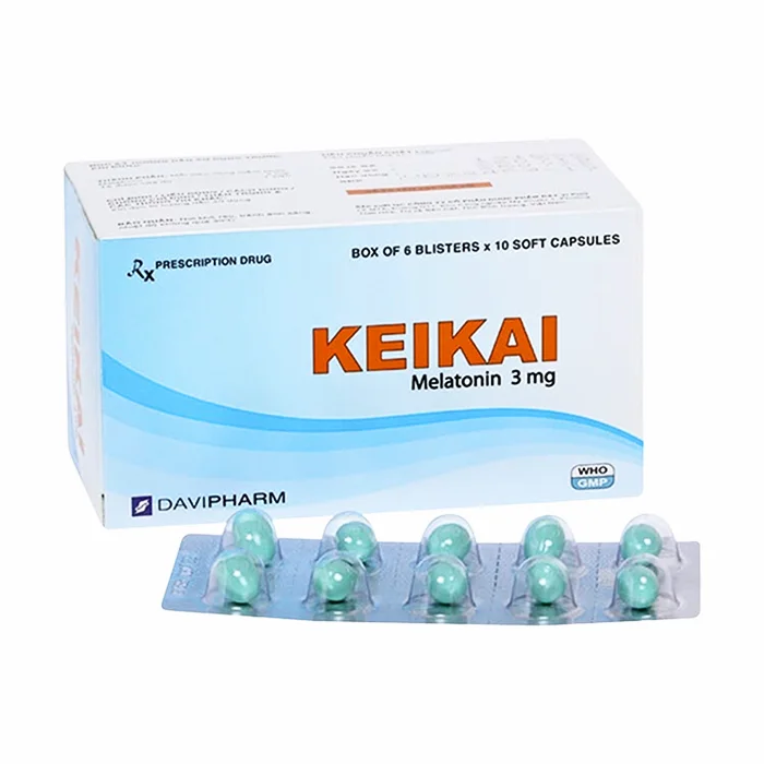 Keikai 3mg - Hỗ trị điều trị mất ngủ