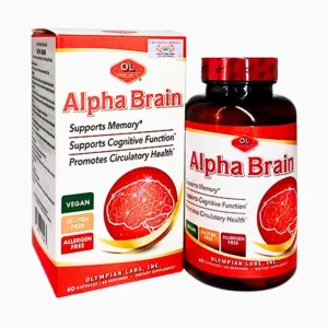 Alpha Brain (60 viên) - Hỗ trợ hoạt huyết tăng tuần hoàn máu não
