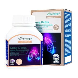 Lung Detox Vitatree (60 viên) - Hỗ trợ giảm ho, tăng đề kháng