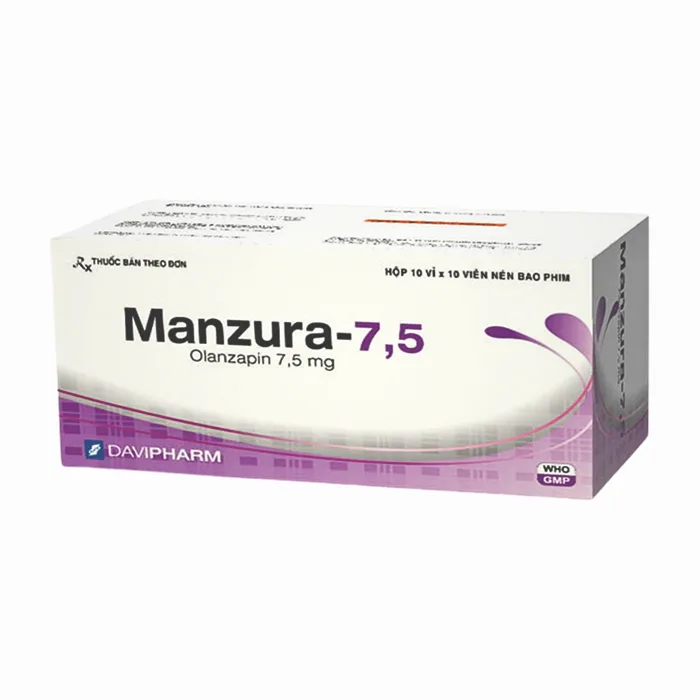 Thuốc Manzura 7.5mg - Điều trị tâm thần phân liệt