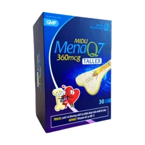 Midu mena Q7 (30 viên) - Hỗ trợ chắc khỏe xương, tăng chiều cao trẻ dậy thì