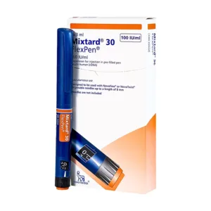 Mixtard 30 FlexPen - Bút tiêm trị đái tháo đường (5 cây)