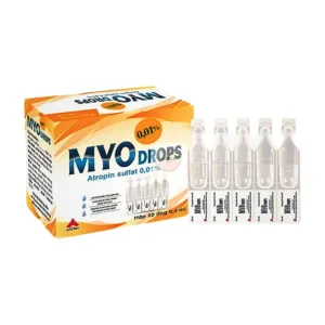 Myodrops 0.1% CPC1 - Giúp làm chậm tiến trình tăng độ cận của bệnh nhân cận thị trên 6 tuổi