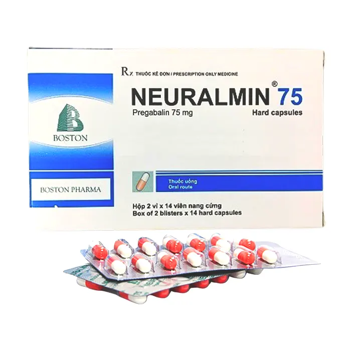Neuralmin 75 (2 vỉ x 14 viên) - Thuốc điều trị rối loạn lo âu lan tỏa