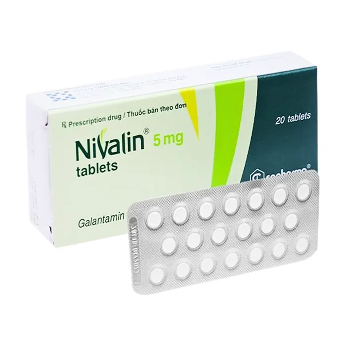 Nivalin 5mg Sopharma (1 vỉ x 20 viên) - Thuốc trị sa sút trí tuệ