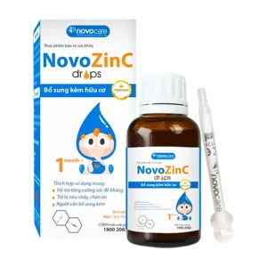 NovoZinC Drops 15ml – Giúp ăn ngon, tăng đề kháng cho trẻ