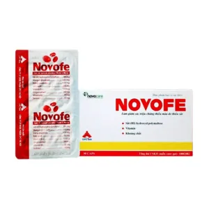 Novofe (30 viên) – Làm giảm các triệu chứng thiếu máu,thiếu sắt