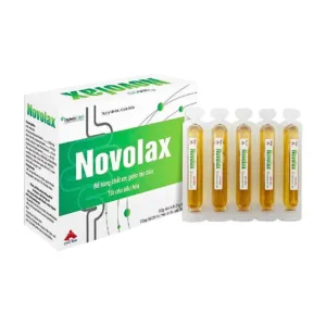 Novolax (20 ống) – Ống uống chất xơ hòa tan giảm táo bón