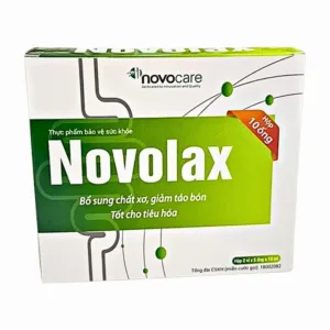 Novolax (10 ống) – Cung cấp chất xơ hòa tan giảm táo bón