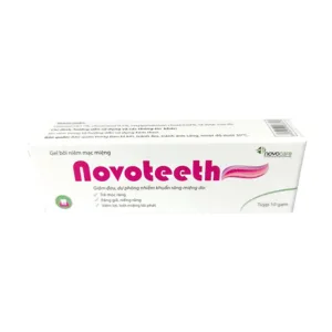 Novoteeth 10g - Giảm đau, phòng nhiễm khuẩn răng miệng cho trẻ