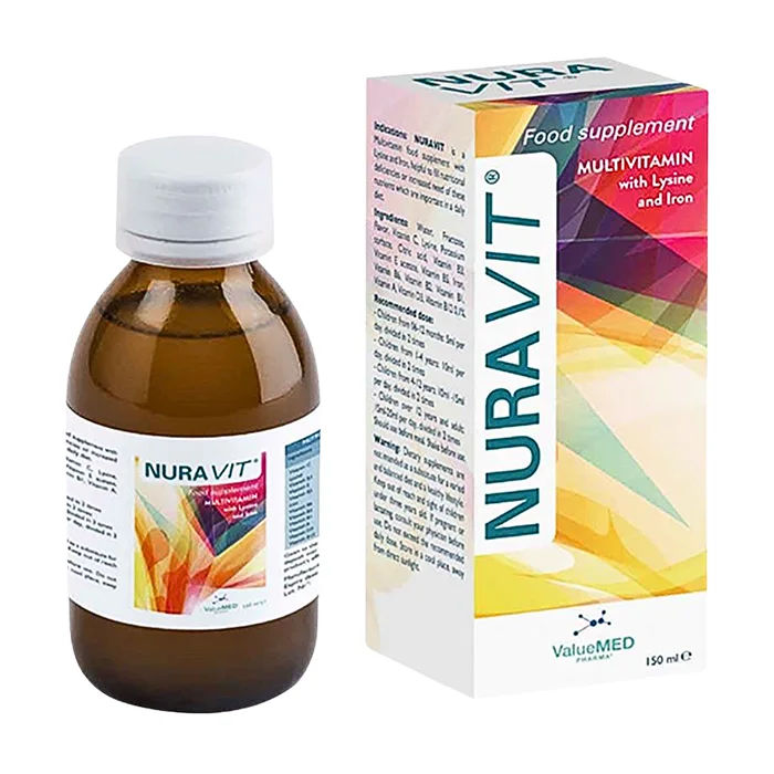 Nuravit 150 ml - Bổ sung dưỡng chất cho trẻ em suy dinh dưỡng