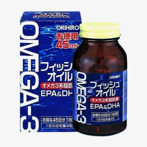 Omega 3 Orihiro (180 Viên) - Hỗ trợ tốt cho não bộ và thị lực