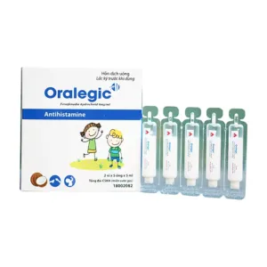 Oralegic (10 ống) - Điều trị viêm mũi dị ứng, mày đay