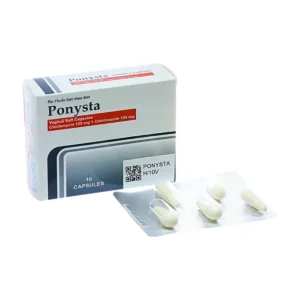 Ponysta (10 viên) - Viên đặt âm đạo, trị viêm âm đạo