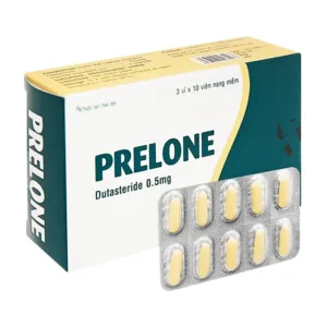 Prelone 0.5mg (3 vỉ x 10 viên) - Trị phì đại tuyến tiền liệt