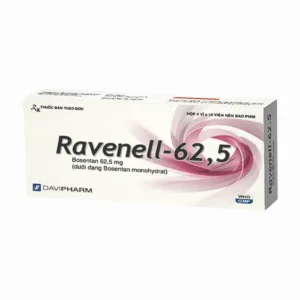 Ravenell 62,5mg Bosentan- Điều trị tăng áp lực động mạch phổi