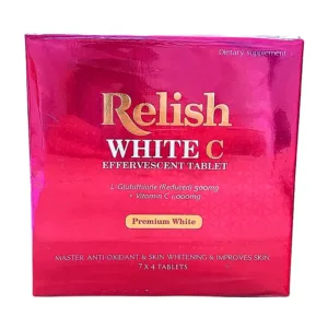 Relish White C (28 viên) – Trắng da, chống lão hoá & thải độc