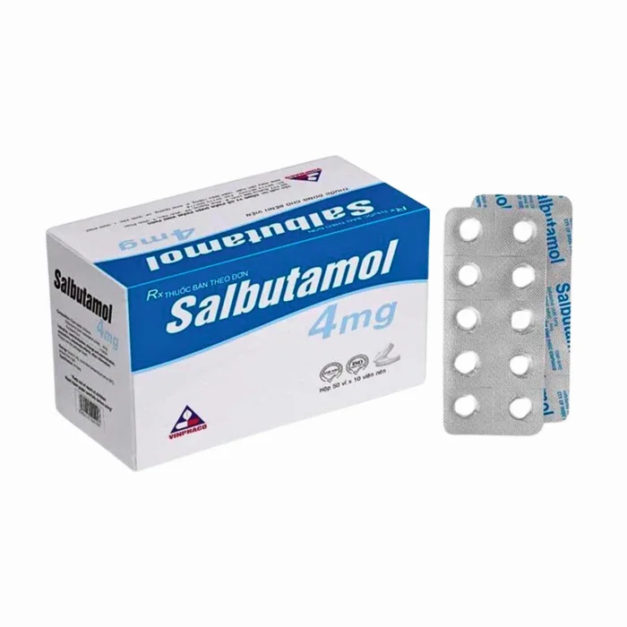 Salbumol 4mg - Trị hen suyễn ( hộp 100 )
