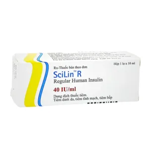 Scilin R 40IU/ml - Điều trị đái tháo đường type (10ml)