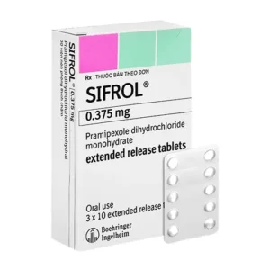 Sifrol 0.375mg (3 vỉ x 10 viên) - Thuốc điều trị các dấu hiệu và triệu chứng của bệnh Parkinson