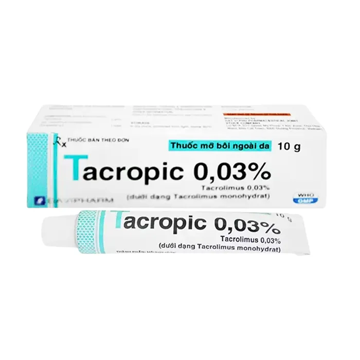 Tacropic 0,03% - Điều trị viêm da, chàm