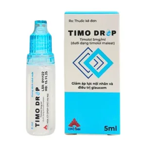 Timo drop 5ml Timolol - Thuốc trị tăng nhãn áp