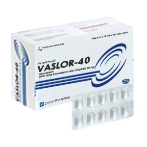 Vaslor 40mg - Trị rối loạn mỡ máu