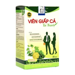 Viên giấp cá Tat Thanh - Hỗ trợ trĩ, táo bón, tĩnh mạch