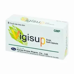 Vigisup 12 viên - Viên đặt trị nhiễm trùng âm đạo và cổ tử cung