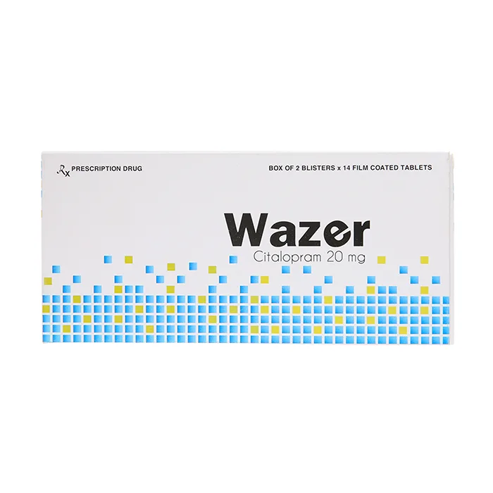 Wazer 20mg - Trị trầm cảm, rối loạn hoảng sợ