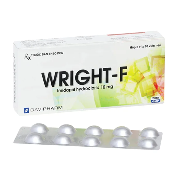 Wright-F 10mg - Điều trị tăng huyết áp10mg