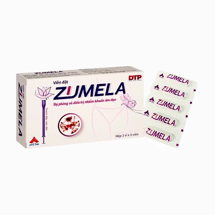Zumela (10 viên) - Viên đặt âm đạo điều trị nhiễm khuẩn