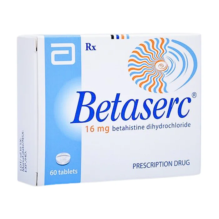 Betaserc 16mg (3 vỉ x 20 viên) - Thuốc trị hội chứng Méniere và rối loạn tiền đình