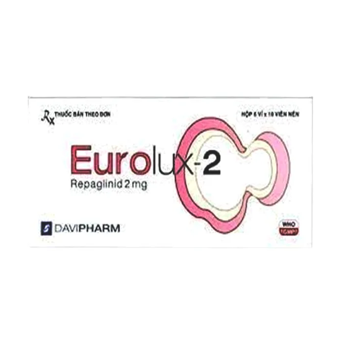 Eurolux 2mg - Điều trị tiểu đường