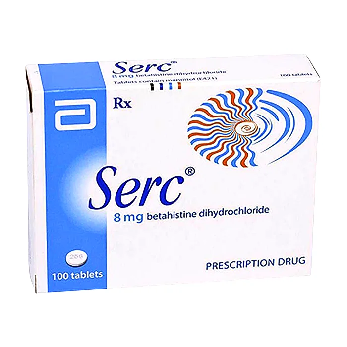 Betaserc 8mg (4 vỉ x 25 viên) - Thuốc trị rối loạn tiền đình