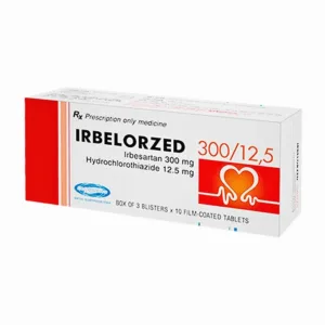 Irbelorzed 300/12.5 ( Irbesartan) - Thuốc tim huyết áp