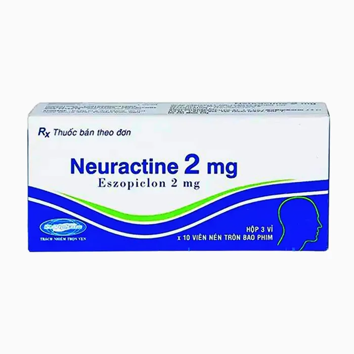 Neuractine 2mg Eszopiclon – Điều Trị Mất Ngủ
