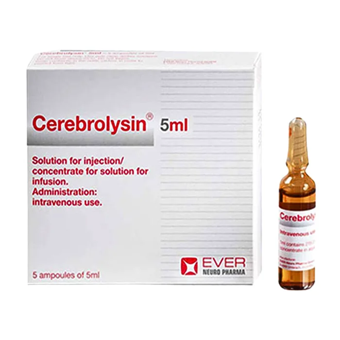 Cerebrolysin 5 ( 5 ống x 5ml ) - Phục hồi chức năng sau đột, Bệnh Alzheimer