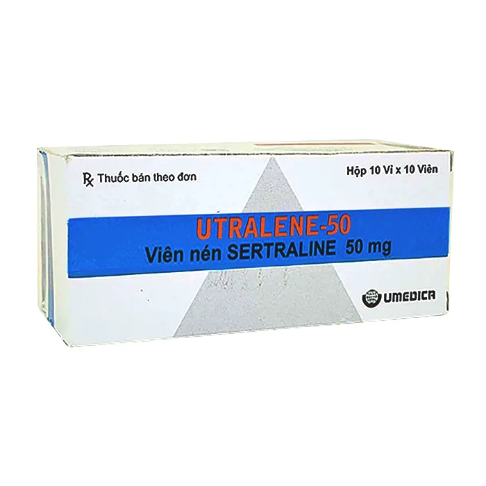 Utralene-50 (10 vỉ x 10 viên) - Thuốc điều trị trầm cảm