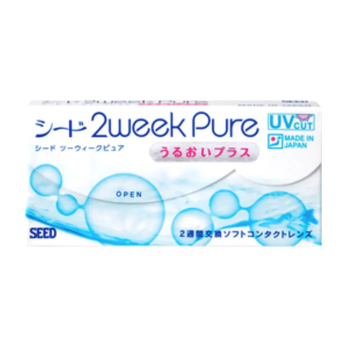 SEED 2 week pure up - Kính áp tròng 2 tuần không màu