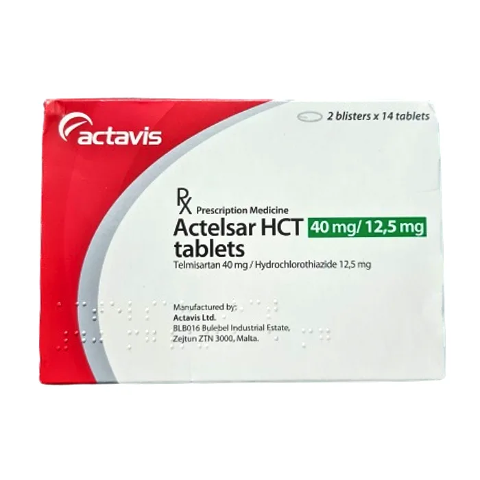 Actelsar HCT (2 vỉ x 14 viên) - Điều trị tăng huyết áp nguyên phát
