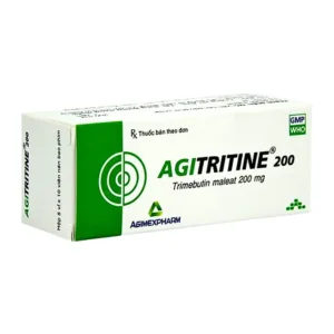 Agitritine 200mg (5 vỉ x 10 viên) - Trị hội chứng ruột kích thích, co thắt dạ dày ruột