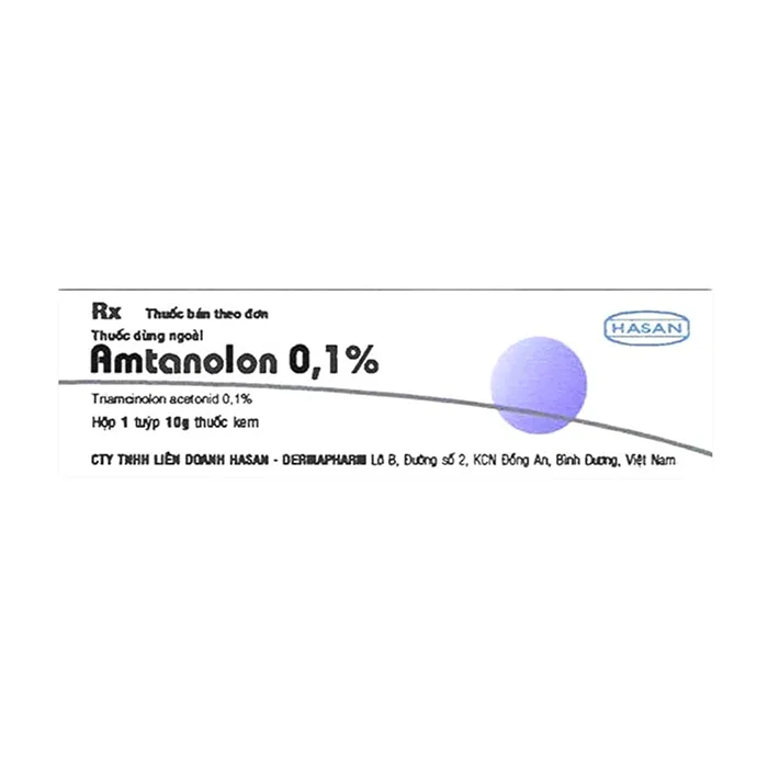 Amtanolon 0,1% - Điều trị bệnh về da, dị ứng, ngứa