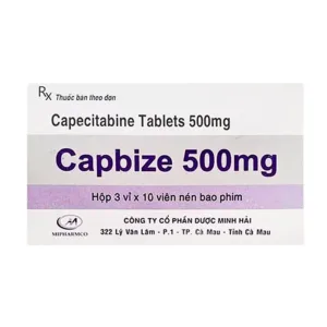 Capbize 500mg (Capecitabine ) - Điều trị ung thư ruột, dạ dày