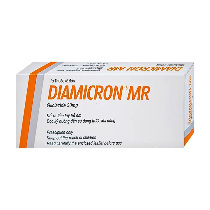 Diamicron 30mg MR (2 vỉ x 30 viên) - Thuốc điều trị tiểu đường tuýp 2