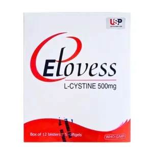 Elovess L-cystein 500mg - Điều trị rụng tóc, viêm da, sạm da