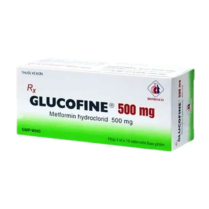 Glucofine Domesco (5 vỉ x 10 viên) - Điều trị đái tháo đường tuýp 2