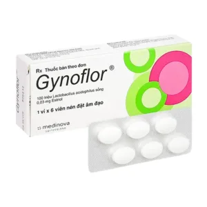 Gynoflor (1 vỉ x 6 viên) - Bổ sung lợi khuẩn, trị viêm teo âm đạo