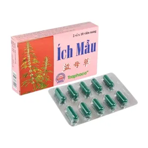 Ích Mẫu Traphaco (2 vỉ x 10 viên) - Điều trị đau bụng kinh, kinh không đều